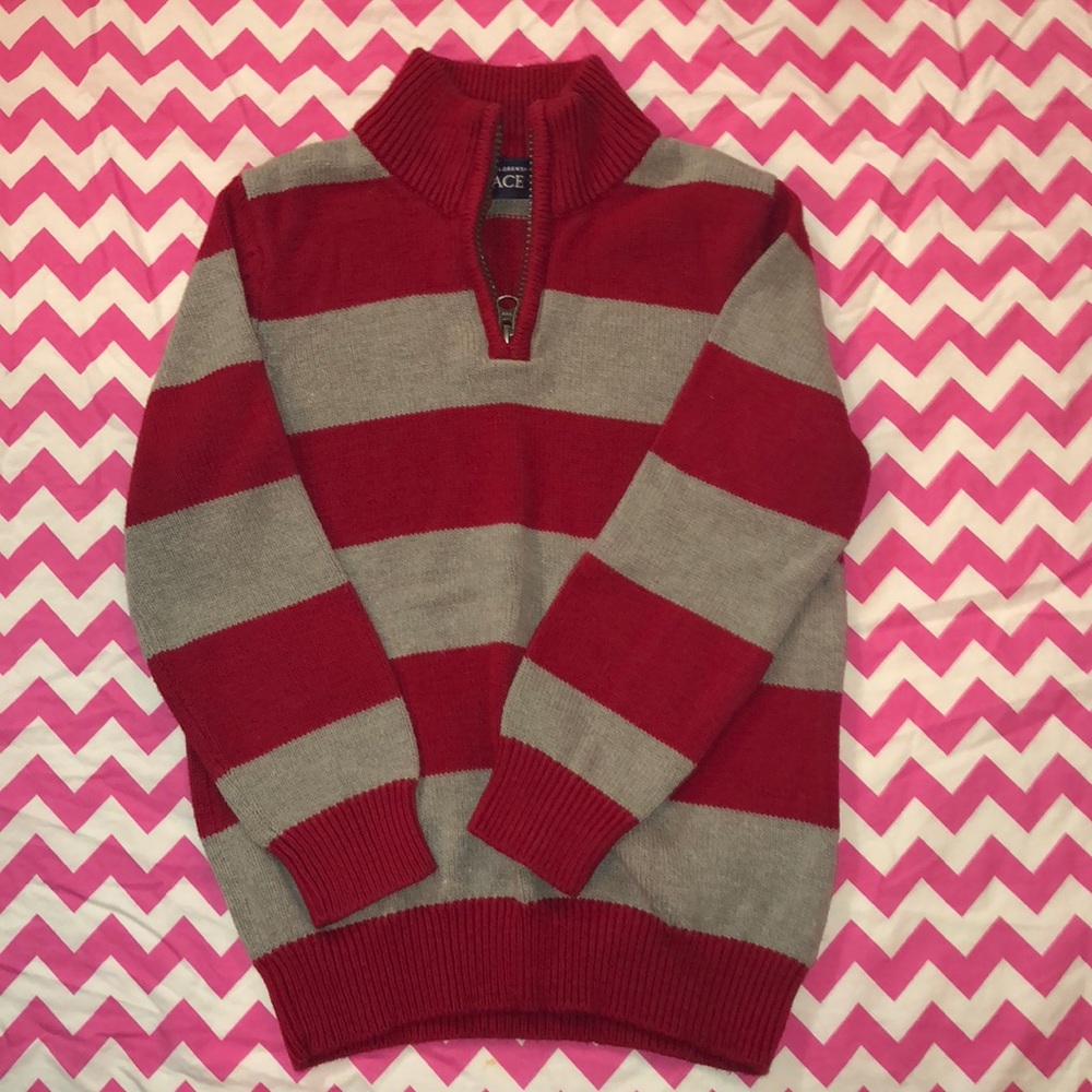 Boy’s Knitted Quarter ZIP Sweater